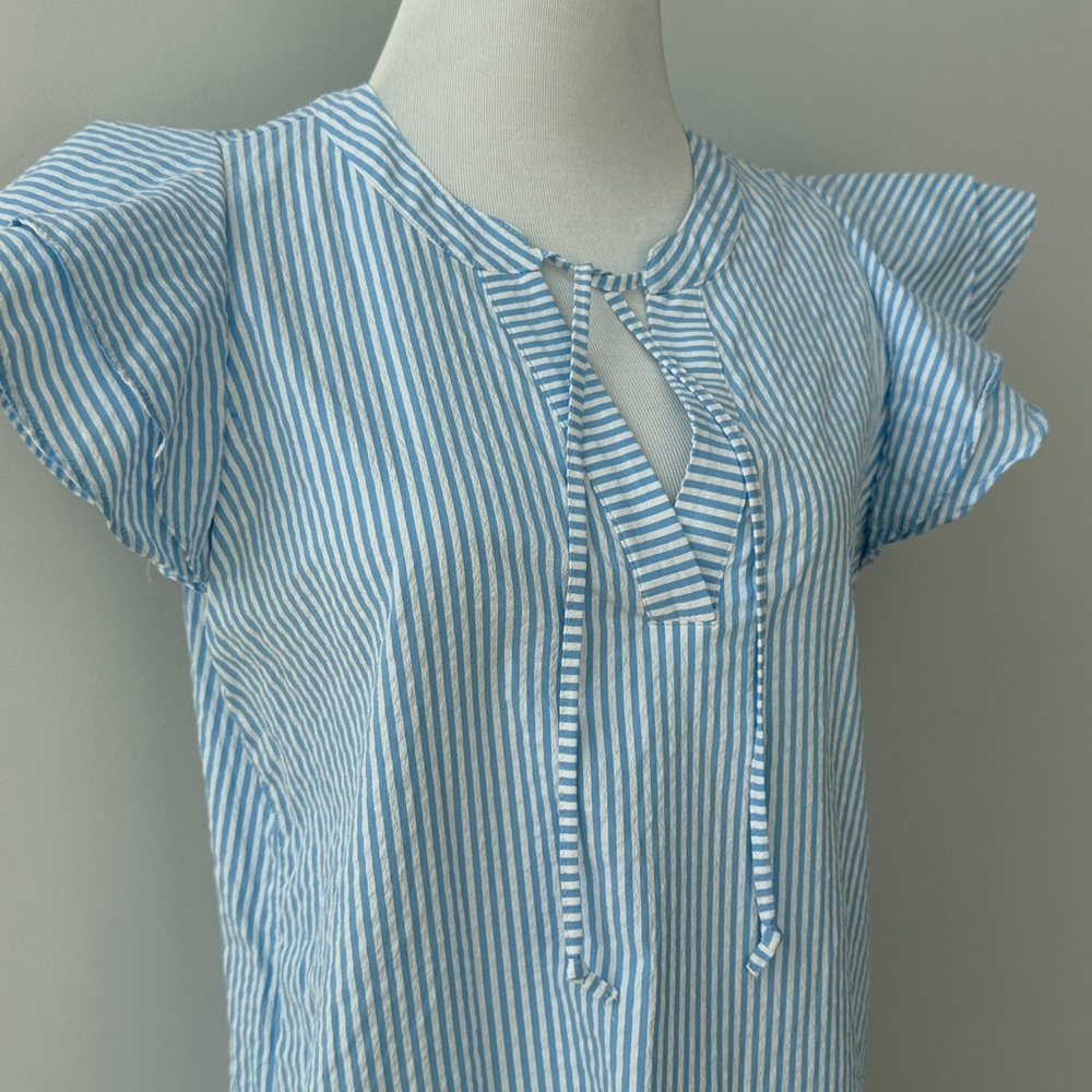 Vineyard Vines Blue Striped Dress - Picture 2 of 12